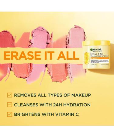 Garnier Erase It All Makeup Cleansing Balm Vitamin C 4.2 oz - Transform Your Style with the Best Innovation Today! - Buy Online on GoSupps.com