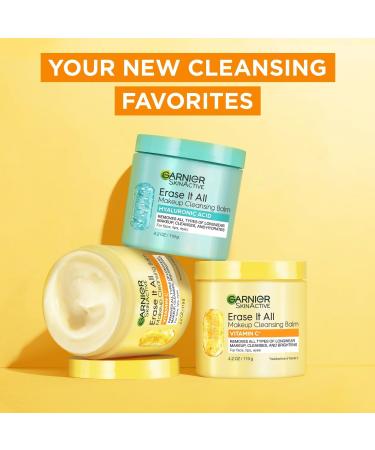 Garnier Erase It All Makeup Cleansing Balm Vitamin C 4.2 oz - Transform Your Style with the Best Innovation Today! - Buy Online on GoSupps.com