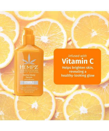 Hempz Citrus Blossom Herbal Body Serum with Vitamin C 8.5 oz - Transform Your Style with the Best Innovation Today! - Buy Online on GoSupps.com