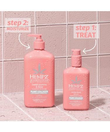Hempz Sweet Jasmine and Rose Herbal Body Serum with Plant Collagen 8.5 oz - Transform Your Style with the Best Innovation Today! - Buy Online on GoSupps.com