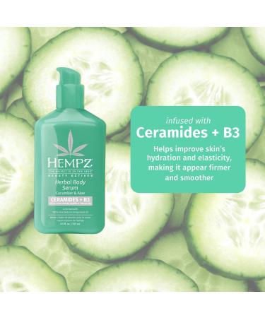 Discover Hempz Cucumber and Aloe Herbal Body Serum With Ceramides & B3 8.5 oz - Elevate Your Style Instantly! - Buy Online on GoSupps.com
