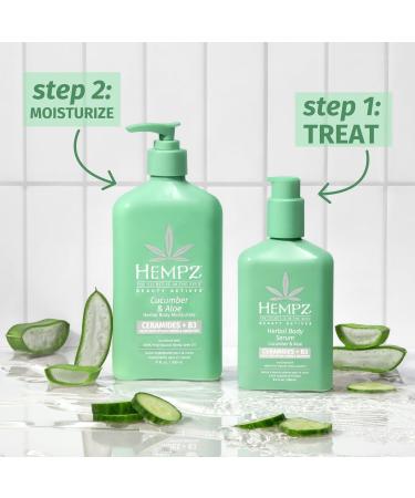 Discover Hempz Cucumber and Aloe Herbal Body Serum With Ceramides & B3 8.5 oz - Elevate Your Style Instantly! - Buy Online on GoSupps.com