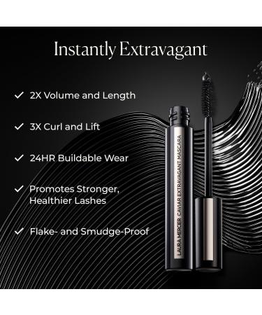 Discover Laura Mercier Caviar Extravagant Volumizing & Lengthening Mascara Black - Elevate Your Style Instantly! - Buy Online on GoSupps.com