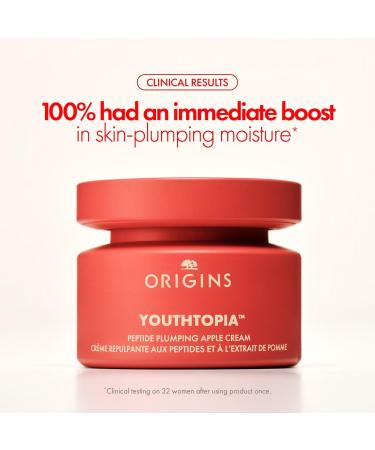 Origins Youthtopia Plumping Apple Face Moisturizer with Peptides 1.7 oz - Transform Your Style with the Best Innovation Today! - Buy Online on GoSupps.com