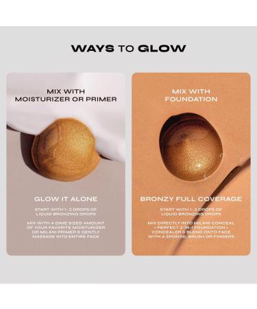 Discover Milani Conceal + Perfect Sun Kissed Liquid Bronzing Drops Light 1.0 oz - Elevate Your Style Instantly! - Buy Online on GoSupps.com