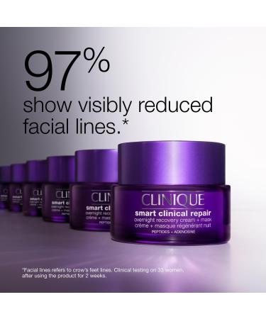 Clinique Smart Clinical Repair Overnight Recovery Face Cream + Mask 1.7 oz - Transform Your Style with the Best Innovation Today! - Buy Online on GoSupps.com