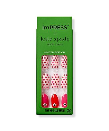 Kiss imPRESS x kate spade new york Limited Edition Press-On Nails Collection Petal Pop 30 ct