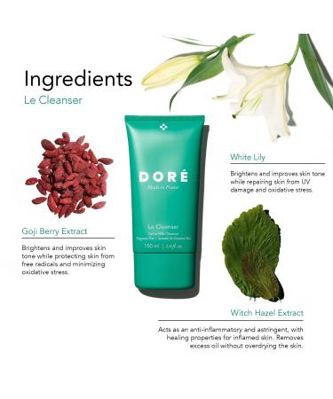 DorÃ© Le Cleanser Gel To Milk Fragrance-Free Daily Facial Cleanser for Sensitive Skin 5.0 oz - Transform Your Style with the Best Innovation Today! - Buy Online on GoSupps.com