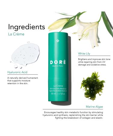 DorÃ© La CrÃ¨me All-In-One Fragrance-Free Daily Moisturizer for Sensitive Skin 1.7 oz - Transform Your Style with the Best Innovation Today! - Buy Online on GoSupps.com