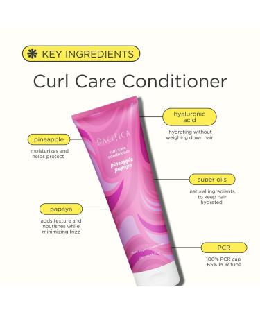 Pacifica Pineapple Papaya Curl Care Conditioner 8.0 oz - Transform Your Style with the Best Innovation Today! - Buy Online on GoSupps.com