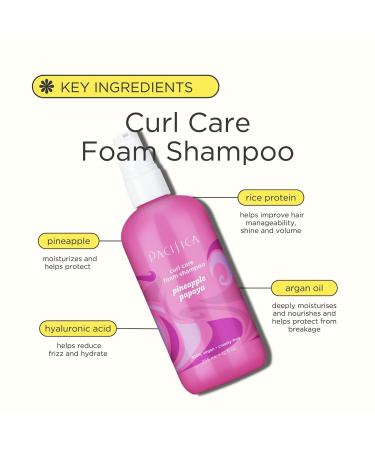 Discover Pacifica Pineapple Papaya Curl Care Foam Shampoo 12.0 oz - Elevate Your Style Instantly! - Buy Online on GoSupps.com