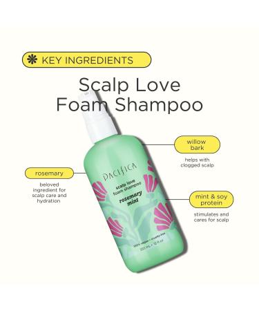 Discover Pacifica Rosemary Mint Scalp Love Foam Shampoo 12.0 oz - Elevate Your Style Instantly! - Buy Online on GoSupps.com