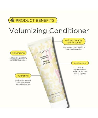 Pacifica Vanilla Oat Milk Volumizing Conditioner 8.0 oz - Transform Your Style with the Best Innovation Today! - Buy Online on GoSupps.com