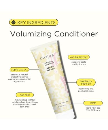 Pacifica Vanilla Oat Milk Volumizing Conditioner 8.0 oz - Transform Your Style with the Best Innovation Today! - Buy Online on GoSupps.com