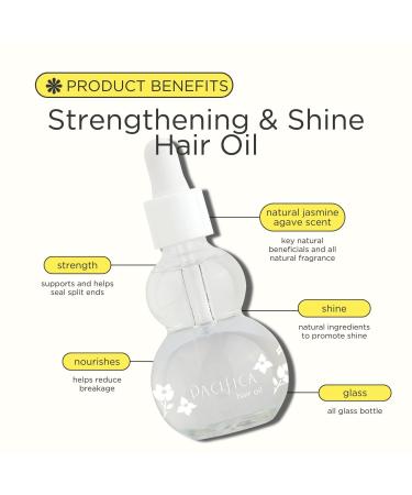 Discover Pacifica Jasmine Agave Strength + Shine Hair Oil 1.55 oz - Elevate Your Style Instantly! - Buy Online on GoSupps.com