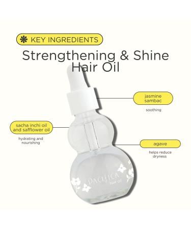 Discover Pacifica Jasmine Agave Strength + Shine Hair Oil 1.55 oz - Elevate Your Style Instantly! - Buy Online on GoSupps.com