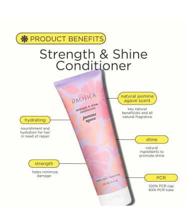 Discover Pacifica Jasmine Agave Strength + Shine Conditioner 8.0 oz - Elevate Your Style Instantly! - Buy Online on GoSupps.com