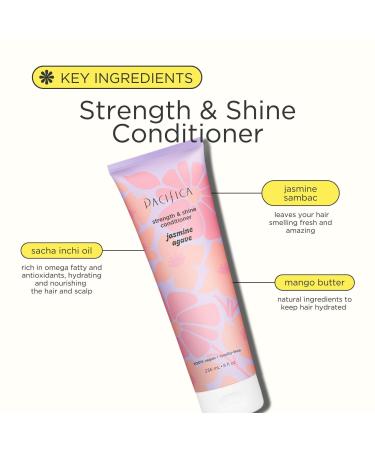 Discover Pacifica Jasmine Agave Strength + Shine Conditioner 8.0 oz - Elevate Your Style Instantly! - Buy Online on GoSupps.com