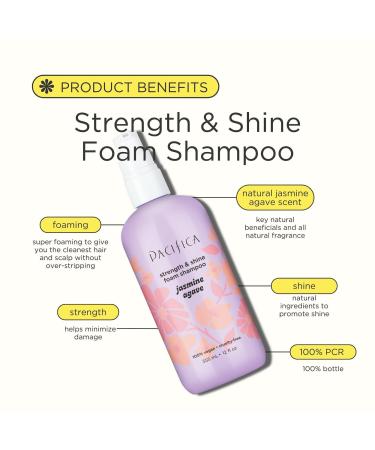 Discover Pacifica Jasmine Agave Strength + Shine Foaming Shampoo 12.0 oz - Elevate Your Style Instantly! - Buy Online on GoSupps.com