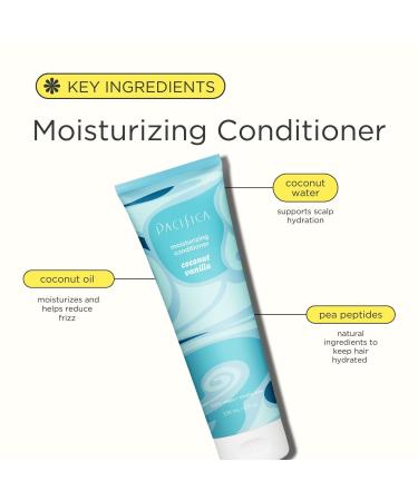 Pacifica Coconut Vanilla Moisturizing Conditioner 8.0 oz - Transform Your Style with the Best Innovation Today! - Buy Online on GoSupps.com