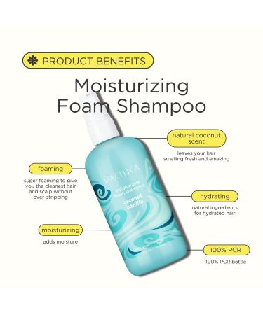 Discover Pacifica Coconut Vanilla Moisturizing Foam Shampoo 12.0 oz - Elevate Your Style Instantly! - Buy Online on GoSupps.com