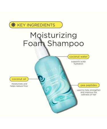 Discover Pacifica Coconut Vanilla Moisturizing Foam Shampoo 12.0 oz - Elevate Your Style Instantly! - Buy Online on GoSupps.com