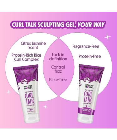 Not Your Mother's Curl Talk Fragrance & Protein Free Sculpting Gel 6.0 oz - Discover Premium Quality Shop now! - Buy Online on GoSupps.com