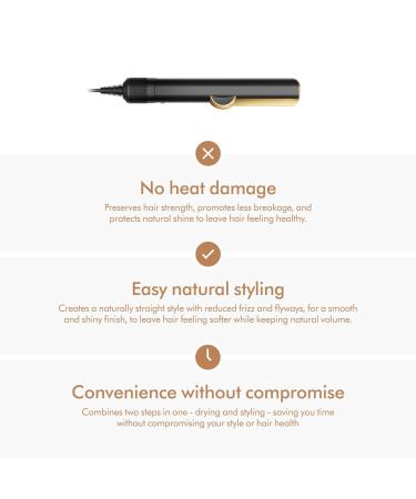 Dyson Dyson and Ulta Exclusive Airstrait Hair Straightener in Onyx Black and Gold - Transform Your Style with the Best Innovation Today! - Buy Online on GoSupps.com
