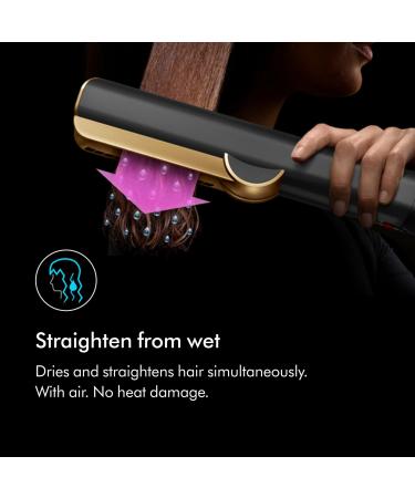 Dyson Dyson and Ulta Exclusive Airstrait Hair Straightener in Onyx Black and Gold - Transform Your Style with the Best Innovation Today! - Buy Online on GoSupps.com