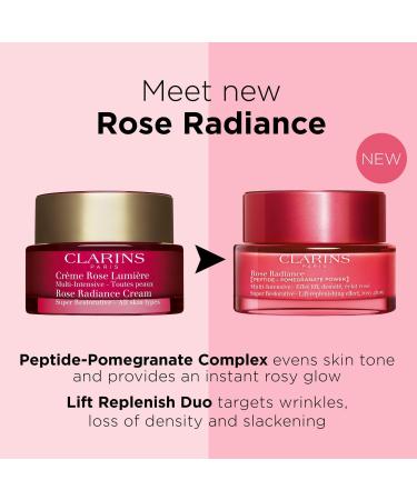 Clarins Super Restorative Rose Radiance Peptide Face Moisturizer 1.7 oz - Transform Your Style with the Best Innovation Today! - Buy Online on GoSupps.com