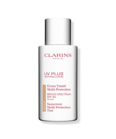 Clarins UV Plus Anti-Pollution Tinted Face Sunscreen SPF 50 Medium 1.6 oz