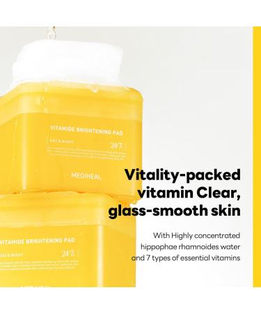 MEDIHEAL Vitamide Brightening Pad 100 ct - Transform Your Style with the Best Innovation Today! - Buy Online on GoSupps.com