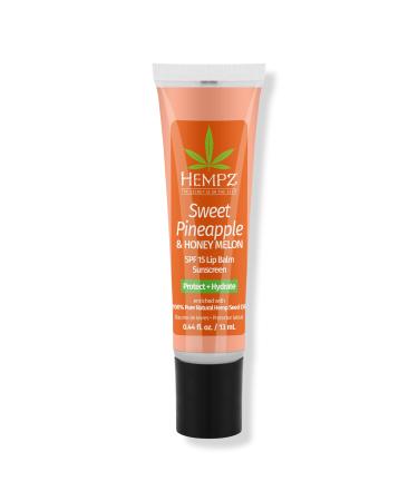 Hempz Sweet Pineapple & Honey Melon Herbal Lip Balm SPF 15 0.44 oz