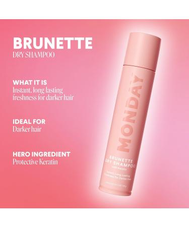 Discover MONDAY Haircare BRUNETTE Dry Shampoo 5.1 oz - Elevate Your Style Instantly! - Buy Online on GoSupps.com