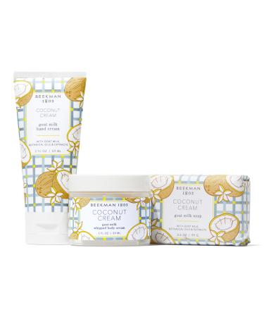 Beekman 1802 Coconut Cream Goat Milk Bodycare Trio - Transform Your Style with the Best Innovation Today! - Buy Online on GoSupps.com
