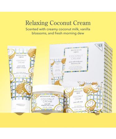 Beekman 1802 Coconut Cream Goat Milk Bodycare Trio - Transform Your Style with the Best Innovation Today! - Buy Online on GoSupps.com