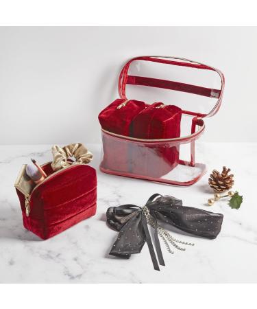 Tartan + Twine Crimson Velvet 4 Piece Train Case - Discover Premium Quality Shop now! - Buy Online on GoSupps.com
