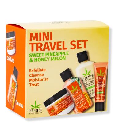 Hempz Sweet Pineapple & Honey Melon Mini Travel Set