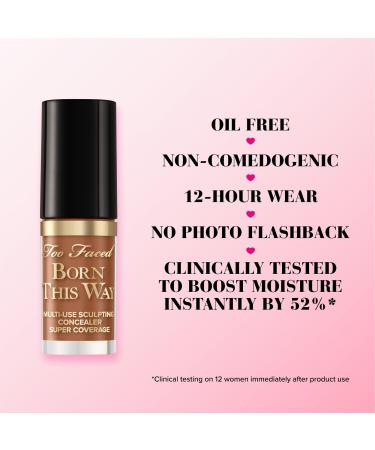 Too Faced Travel Size Born This Way Super Coverage Multi-Use Concealer Porcelain 0.06 oz - Discover Premium Quality Shop now! - Buy Online on GoSupps.com