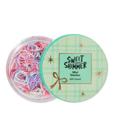 Sweet & Shimmer Mini Hair Elastics 500 ct