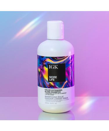 IGK More Life Color Extending Gloss Shampoo 8.0 oz - Transform Your Style with the Best Innovation Today! - Buy Online on GoSupps.com