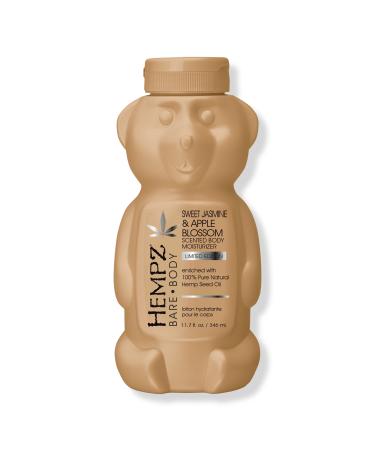 Hempz Bare Body Sweet Jasmine & Apple Blossom Herbal Body Moisturizer 11.7 oz