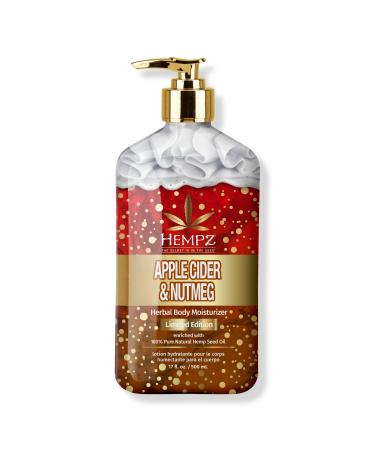 Hempz Limited Edition Apple Cider & Nutmeg Herbal Body Moisturizer 17.0 oz