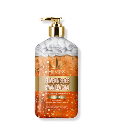 Hempz Limited Edition Pumpkin Spice & Vanilla Chai Herbal Body Moisturizer 17.0 oz