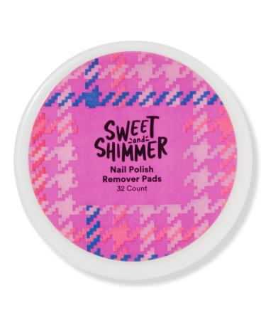 Sweet & Shimmer Nail Polish Remover Pads 32 ct