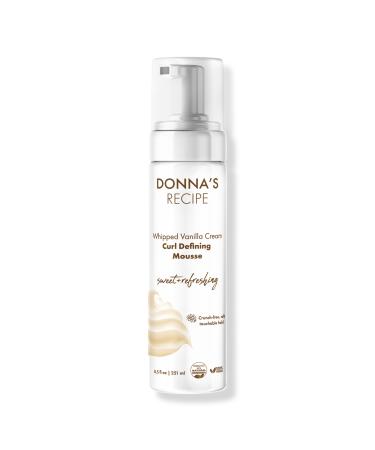 DONNA'S RECIPE Whipped Vanilla Cream Curl Defining Mousse 8.5 oz