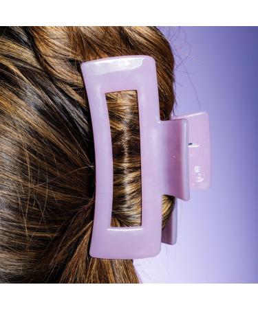 Discover GIMME beauty Thick Hair Rectangle Claw Clip Purple/Cream - Elevate Your Style Instantly! - Buy Online on GoSupps.com