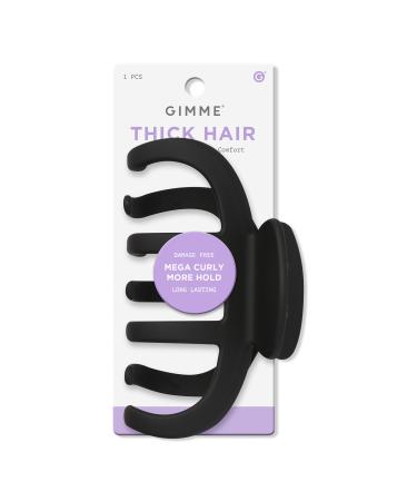 GIMME beauty Thick Hair Mega Curly Claw Clip Black