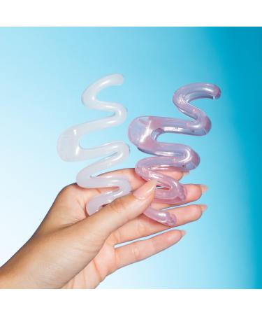 Discover GIMME beauty Medium Hair Squiggle 2.0 Claw Clip Pink/White - Elevate Your Style Instantly! - Buy Online on GoSupps.com