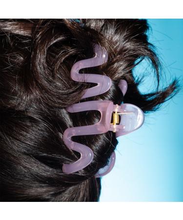 Discover GIMME beauty Medium Hair Squiggle 2.0 Claw Clip Pink/White - Elevate Your Style Instantly! - Buy Online on GoSupps.com